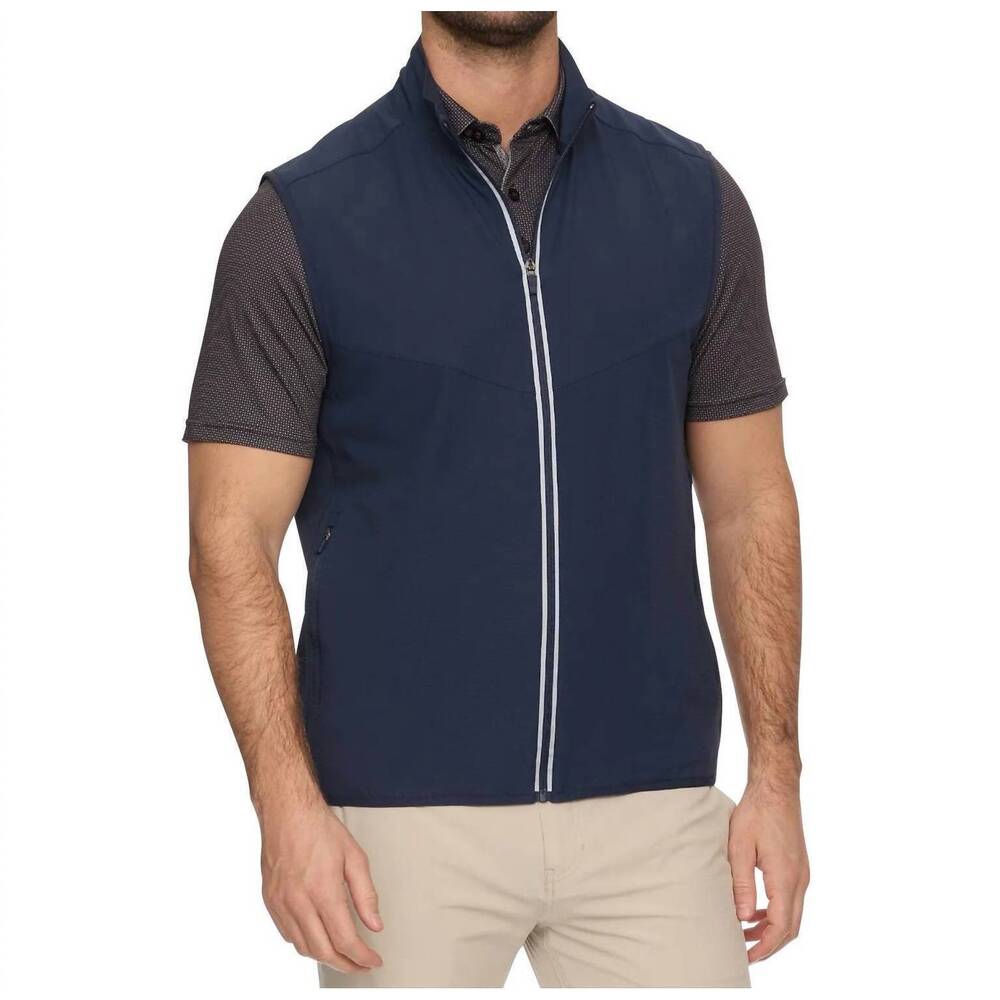 NEW FLAGS & ANTHEM pivot performance vest in navy